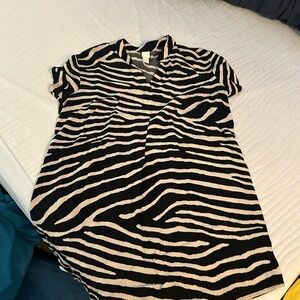Zebra Print Dress